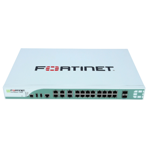 Fortinet FG-100D | FortiGate 100D 22 x Ports 1000Base-T + 2 x SFP Ports 1U Desktop Network Security Firewall Refurbished - Fortinet refurbished available on Gotodirect