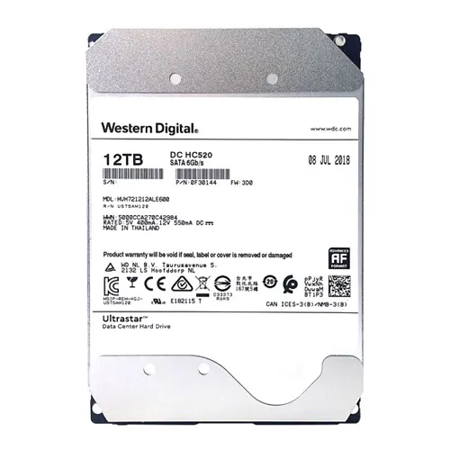 HGST HUH721212ALE600 | Ultrastar DC HC520 Series 12TB 7200RPM SATA 6Gb/s 256MB Cache (ISE) 3.5-Inch Hard Drive Refurbished - HGST (a subsidiary of Western Digital) refurbished available on Gotodirect