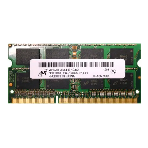 Micron MT16JTF25664HZ-1G4G1 | 2GB DDR3-1333MHz PC3-10600 Non-ECC Unbuffered SODIMM CL9 2Rx8 1.5V 204-Pin Memory Module Refurbished -  refurbished available on Gotodirect