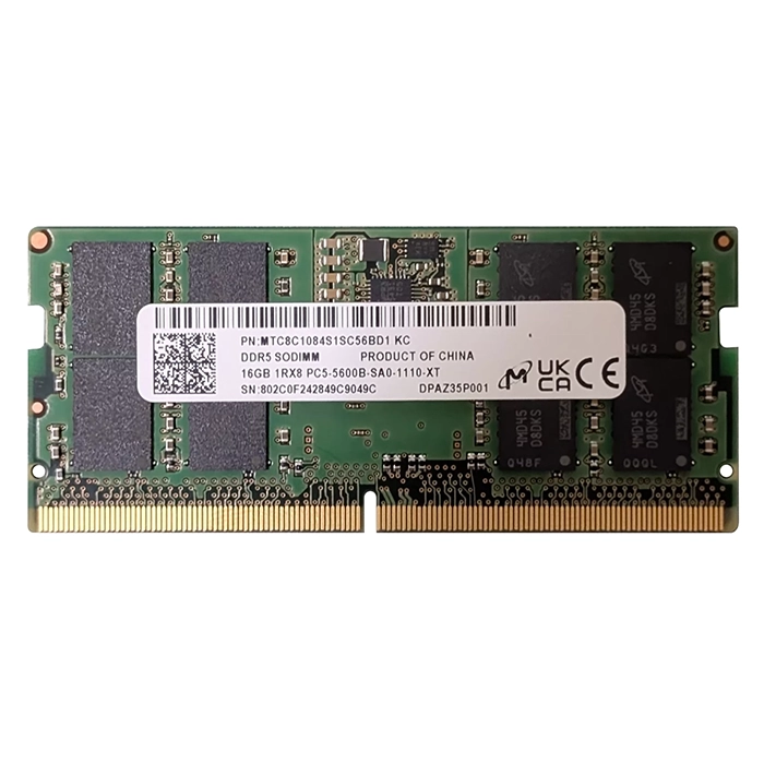 Micron MTC8C1084S1SC56BD1 | 16GB DDR5-5600MHz Non-ECC Unbuffered CL46 262-Pin SODIMM 1.1V 1Rx8 Memory Module Refurbished -  refurbished available on Gotodirect
