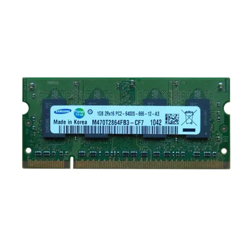 Samsung M470T2864FB3-CF7 | 1GB DDR2-800MHz PC2-6400 Non-ECC Unbuffered SODIMM CL6 2Rx8 1.8V 200-Pin Memory Module Refurbished - Samsung refurbished available on Gotodirect