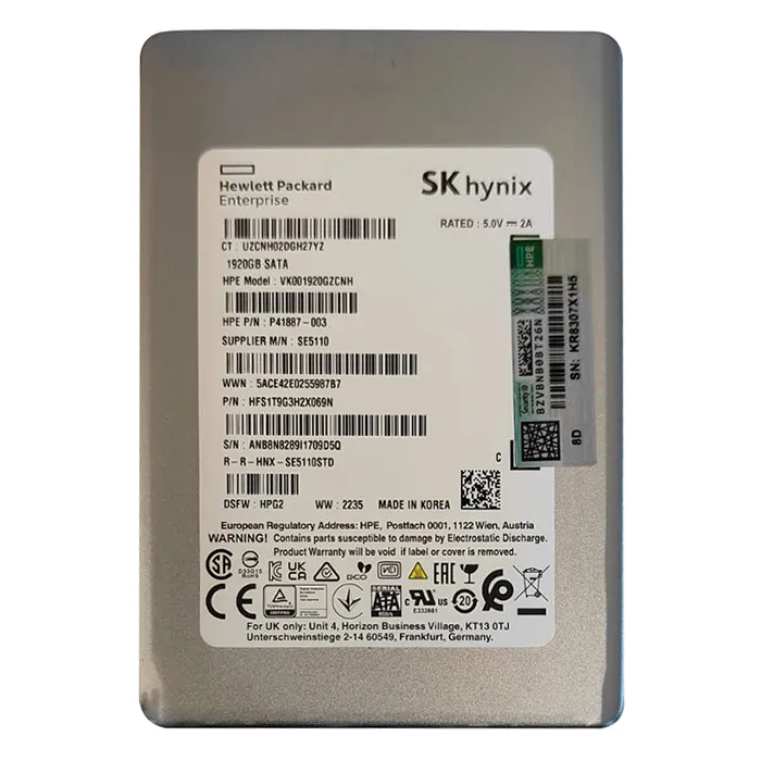 HP P41887-003 | 1.92TB SATA 6Gb/s Read Intensive 2.5-inch Solid State Drive for ProLiant G10 Plus Refurbished - Hewlett-Packard (ou HP en abrégé) refurbished available on Gotodirect