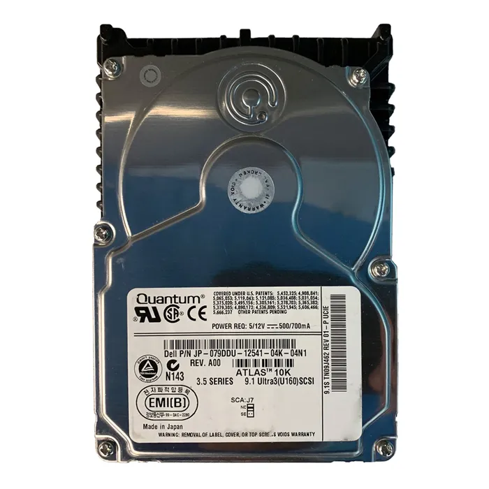Dell 79DDU | 9.1GB 10000RPM Ultra160 SCSI 2MB Cache 80-Pin 3.5-Inch Hard Drive Refurbished - Dell refurbished available on Gotodirect
