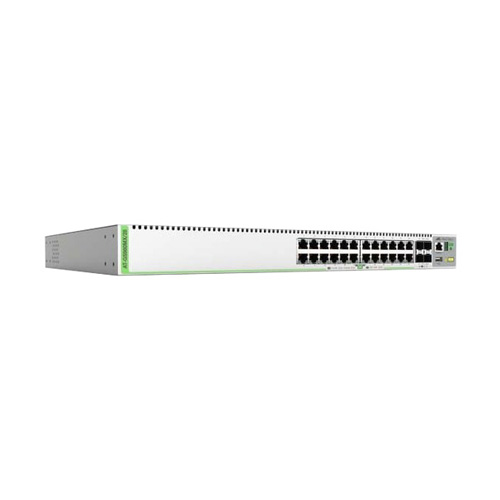 Buy Allied Telesis AT-GS980MX/28-10 | GS980MX AT-GS980MX/28 24 x Ports 1000Base-T + 4 x Ports SFP+ Layer 3 Managed Rack-mountable Stackable Gigabit Ethernet Network Switch Refurbished - $1963.62 Allied Telesis AT-GS980MX/28-10 | GS980MX AT-GS980MX/28 24 x Ports 1000Base-T + 4 x Ports SFP+ Layer 3 Managed Rack-mountable Stackable Gigabit Ethernet Network Switch Refurbished - refurbished available on Gotodirect