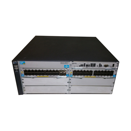 HP J9447A#ABA | ProCurve 5400zl Series 5406zl-48G-PoE+ 44 x RJ-45 Ports PoE+ 10/100/1000Base-T + 4 x Open (mini-GBIC) Slots + 4 x Open Module slots Layer 2 Managed Rack-mountable Gigabit Ethernet Network Switch Refurbished - Hewlett-Packard (ou HP en abrégé) refurbished available on Gotodirect