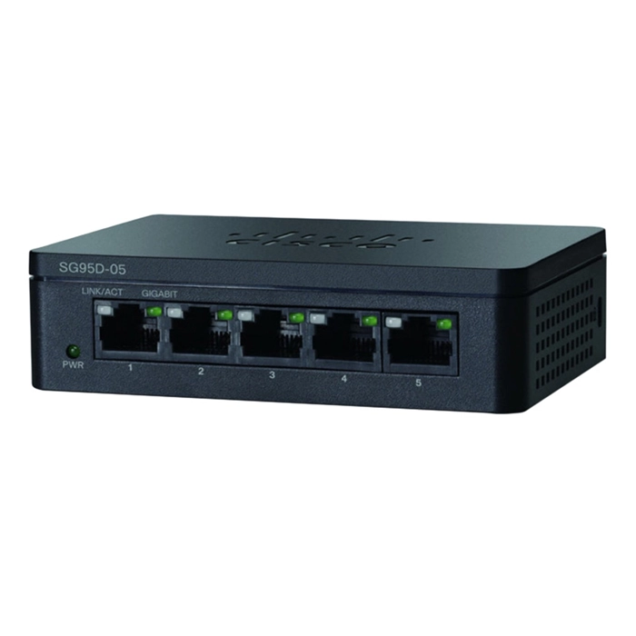 Cisco SG95D-05-SG | 95 SG95D-05 5 x Ports 1000Base-T Layer 2 Unmanaged Gigabit Ethernet Network Switch Refurbished - Cisco Systems Inc. refurbished available on Gotodirect