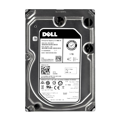 Dell H0R8N | 1TB 7200RPM SAS 12Gb/s Hot-Swappable 128MB Cache (512n) 3.5-Inch Hard Drive for PowerEdge Servers Refurbished - Dell refurbished available on Gotodirect
