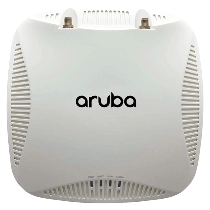 HP JW207A | Aruba Instant 200 Series IAP-204 IEEE 802.11ac 5GHz 867Mbit/s 1 x Port PoE 10/100/1000Base-T 2 x External Dual-Band Antennas Wireless Access Point Refurbished - Hewlett-Packard (ou HP en abrégé) refurbished available on Gotodirect
