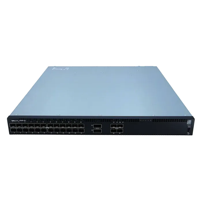 Dell S4128F-ON | PowerSwitch S4100-ON Series S4128F-ON 28 x 10GbE SFP+ and 2 x 100GbE QSFP28 Ports 2 x AC PSU and 4 x Fan Module Layer 3 Managed Gigabit Ethernet Network Switch Refurbished - Dell refurbished available on Gotodirect