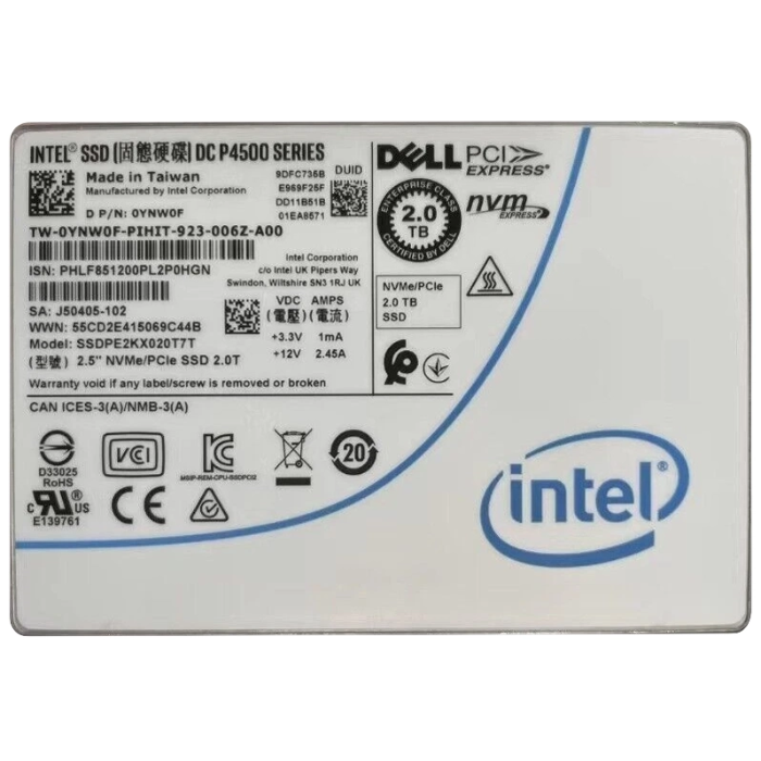 Dell YNW0F | 2TB Triple-Level Cell PCI Express NVMe 2.5-Inch Solid State Drive Refurbished - Dell refurbished available on Gotodirect