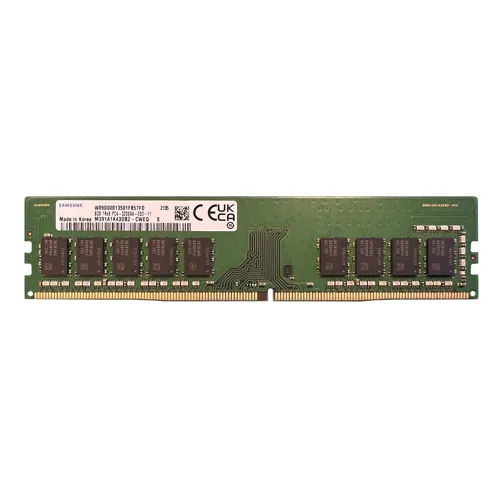 Samsung M391A1K43DB2-CWEQ | 8GB DDR4-3200MHz PC4-25600 ECC Unbuffered UDIMM CL22 1Rx8 1.2V 288-Pin Memory Module Refurbished - Samsung refurbished available on Gotodirect