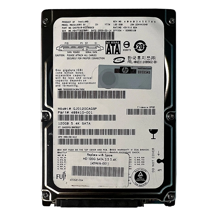 Fujitsu MHZ2120BS | 120GB 5400RPM SATA 3Gb/s 8MB Cache 2.5-Inch Hard Drive Refurbished - Fujitsu refurbished available on Gotodirect