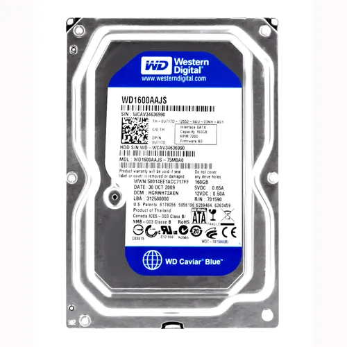 Dell 0U717D | 160GB 7200RPM SATA 3Gb/s 8MB Cache 3.5-Inch Hard Drive Refurbished - Dell refurbished available on Gotodirect