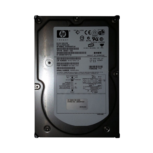 HP 403209-001 | 300GB 10000RPM Ultra320 SCSI LVD 68-Pin 3.5-inch Hard Drive Refurbished - Hewlett-Packard (ou HP en abrégé) refurbished available on Gotodirect