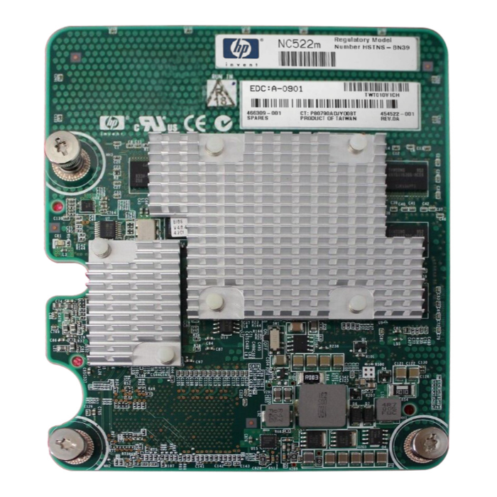 HP 466309-001 | NC522M Flex-10 2-Ports 10Gb/s Multifunction Mezzinine Ethernet Adapter Network Interface Card Refurbished - Hewlett-Packard (ou HP en abrégé) refurbished available on Gotodirect