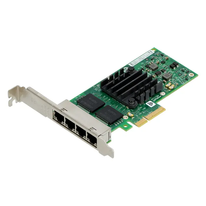 Intel I340-T4-LP | 4 x Ports 1Gb/s RJ-45 PCI Express 2.0 x 4 Ethernet Server Network Adapter Card Refurbished - Intel refurbished available on Gotodirect