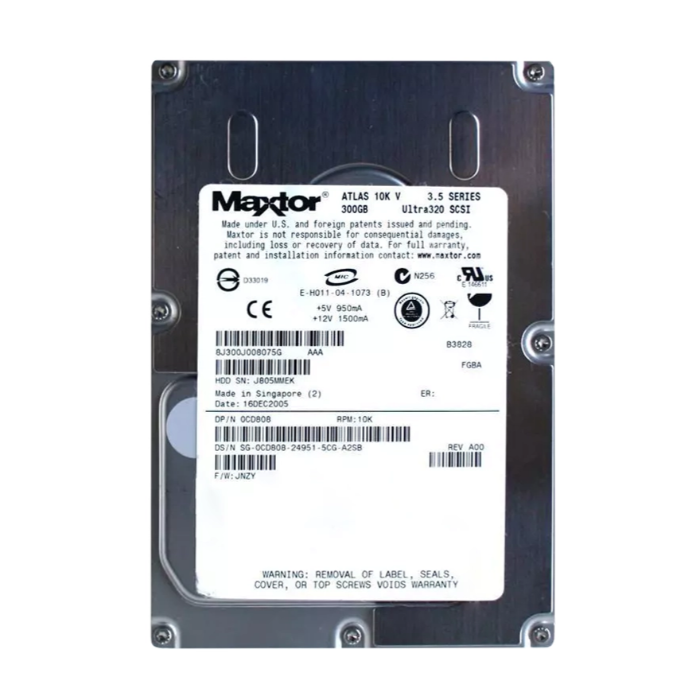Dell CD808 | 300GB 10000RPM Ultra320 SCSI 80-Pin 3.5-Inch Hard Drive Refurbished - Dell refurbished available on Gotodirect