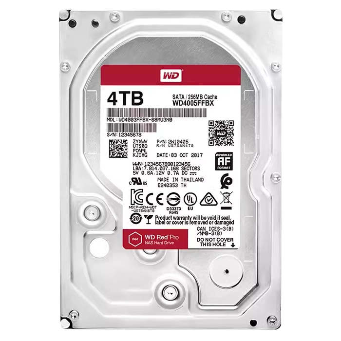 Western Digital WD4005FFBX | Red Pro Air 4TB 3.5-inch 6GB/s SATA 7200RPM 256MB Cache NAS Hard Drive Refurbished - Western Digital refurbished available on Gotodirect