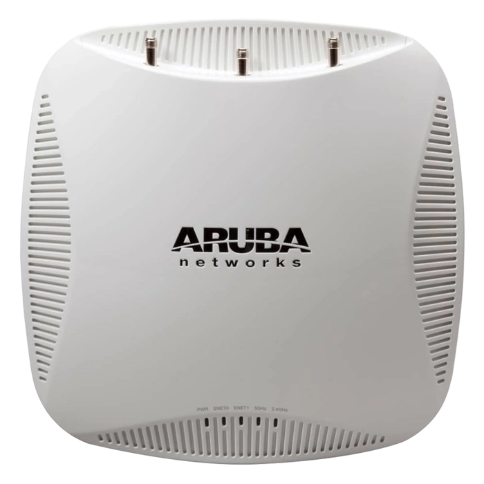 HP JW172-61001 | Aruba 220 Series AP-224 IEEE 802.11ac 5GHz 1300Mbit/s 2 x Ports RJ-45 10/100/1000Base-T 3 x External Dual-Band Antennas Wireless Access Point Refurbished - Hewlett-Packard (ou HP en abrégé) refurbished available on Gotodirect