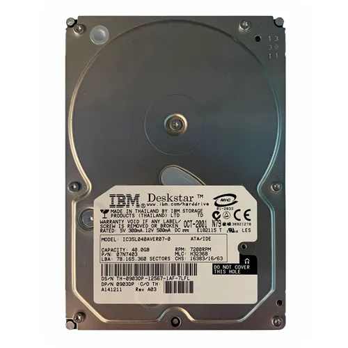 Dell 0903DP | 40GB 7200RPM ATA-100 2MB Cache 3.5-Inch Hard Drive Refurbished - Dell refurbished available on Gotodirect