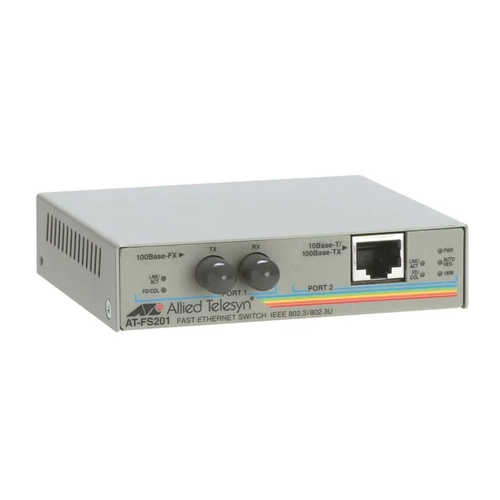 Buy Allied Telesis AT-FS201 | 1 x 10/100Base-TX LAN 1 x 100Base-FX LAN Ethernet Switch Refurbished - $237.27 Allied Telesis AT-FS201 | 1 x 10/100Base-TX LAN 1 x 100Base-FX LAN Ethernet Switch Refurbished - refurbished available on Gotodirect