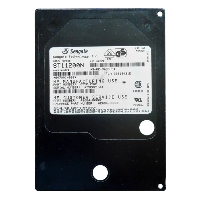 Buy HP A2084-60002 | 1GB 5400RPM Fast SCSI 50-Pin 128KB Cache 3.5-Inch Hard Drive Refurbished - $315.56 HP A2084-60002 | 1GB 5400RPM Fast SCSI 50-Pin 128KB Cache 3.5-Inch Hard Drive Refurbished - Hewlett-Packard (ou HP en abrégé) refurbished available on Gotodirect