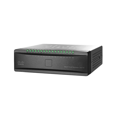 Cisco SD216T-NA-RF | Small Business SD216 16 x Ports 10/100Base-T Unmanaged Fast Ethernet Network Switch Refurbished - Cisco Systems Inc. refurbished available on Gotodirect