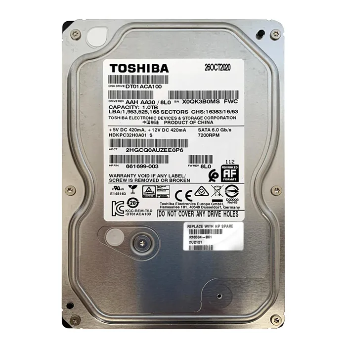 Toshiba DT01ACA100 | 1TB 7200RPM SATA 6Gb/s 32MB Cache 3.5-Inch Hard Drive Refurbished - Toshiba refurbished available on Gotodirect