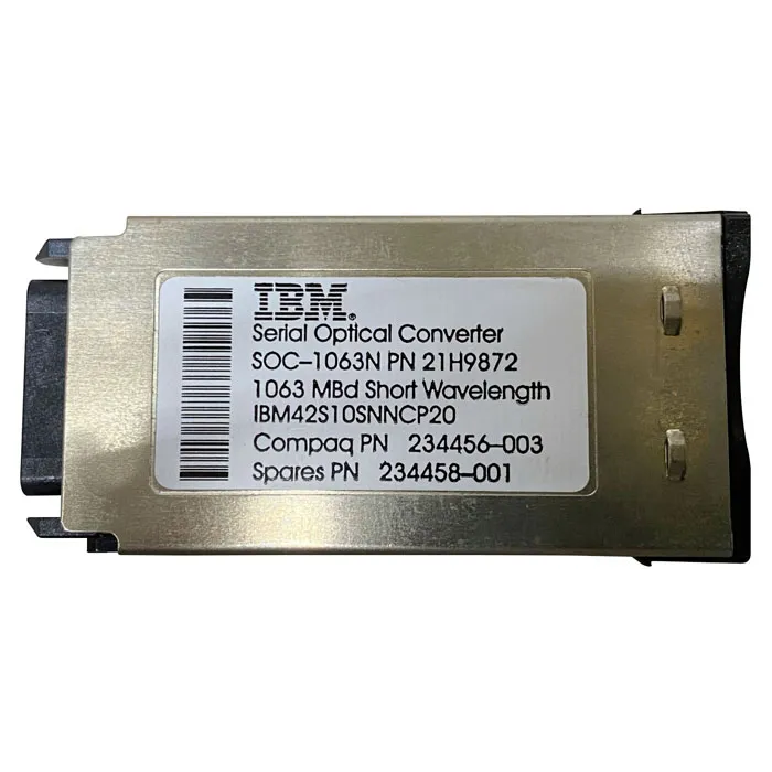 Buy IBM 21H9872I | Short Wave GBIC Optical Converter Refurbished - $148.37 IBM 21H9872I | Short Wave GBIC Optical Converter Refurbished - refurbished available on Gotodirect