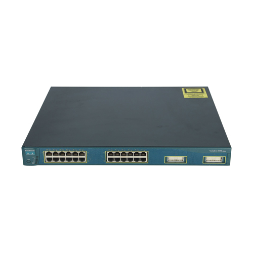 Cisco WS-C3550-24-DC-SMI | Catalyst 3550 Series 3550-24 24 x RJ-45 Ports 10/100BaseTX + 2 x SFP mini-GBIC Ports Layer 4 Managed Rack-mountable Fast Ethernet Network Switch Refurbished - Cisco Systems Inc. refurbished available on Gotodirect