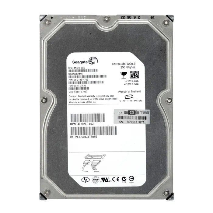 Seagate 9BD143-783 | BarraCuda 7200.9 Series 250GB 7200RPM SATA 3Gb/s 16MB Cache (CE) 3.5-Inch Hard Drive Refurbished - Seagate refurbished available on Gotodirect