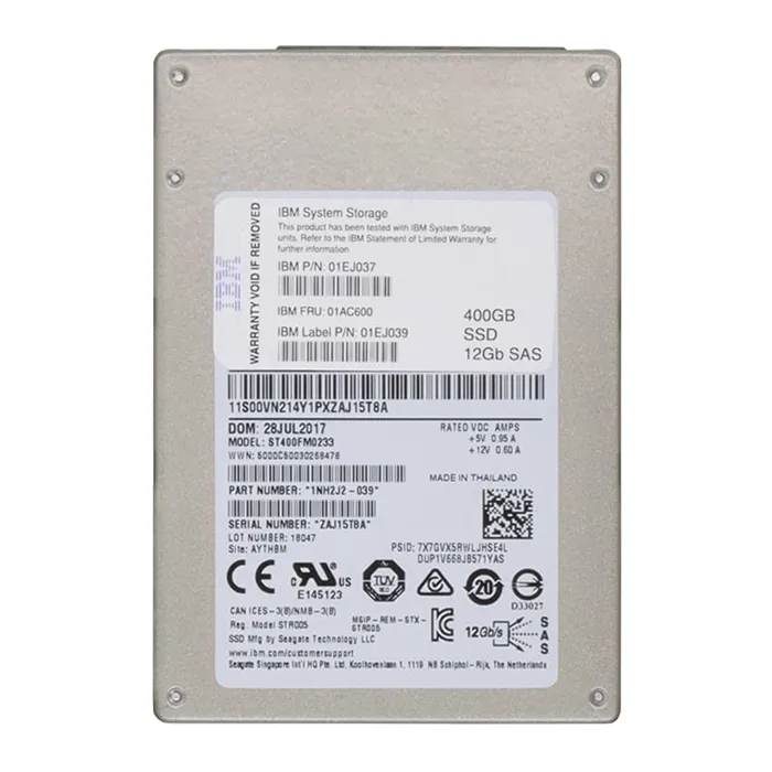 IBM 01EJ039 | 400GB Multi-Level Cell SAS 12Gb/s 2.5-Inch Solid State Drive Refurbished -  refurbished available on Gotodirect