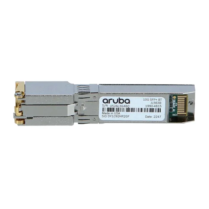 HP JL563B | Aruba 10Gb/s 10GBase-T Copper 30m RJ-45 Connector SFP+ Transceiver Module Refurbished - Hewlett-Packard (ou HP en abrégé) refurbished available on Gotodirect