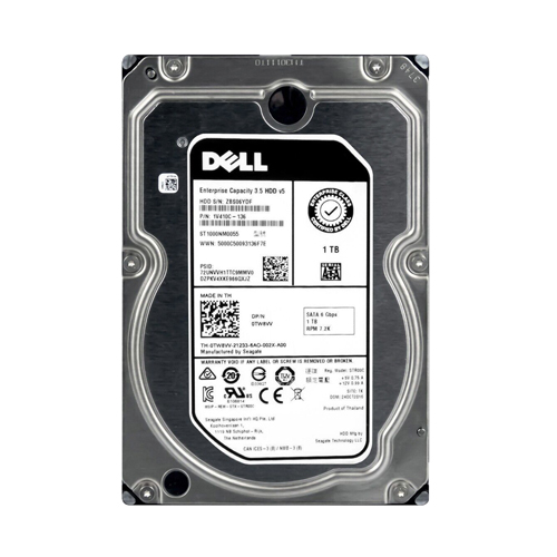 Dell 0TW8VV | 1TB 7200RPM SATA 6Gb/s Hot-Pluggable 128MB Cache (512n) 3.5-Inch Hard Drive for PowerEdge Servers Refurbished - Dell refurbished available on Gotodirect