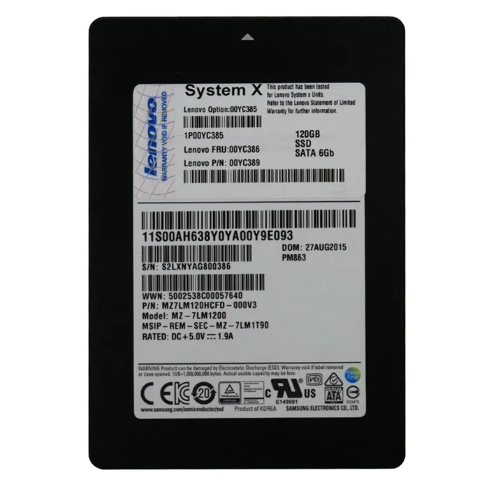 IBM 00YC386 | 120GB SATA 6Gb/s Hot Swappable 2.5-Inch Solid State Drive Refurbished -  refurbished available on Gotodirect