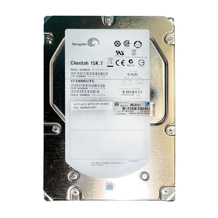 HP 649820-001 | 300GB 15000RPM Fibre Channel 4Gb/s 3.5-inch Hard Drive Refurbished - Hewlett-Packard (ou HP en abrégé) refurbished available on Gotodirect