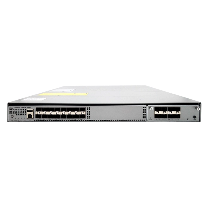Cisco WS-C4500X-24X-IPB | Catalyst 4500 Series C4500X-24X 24 x SFP+ Ports 10GBase-X Layer 3 Managed Rack-Mountable Front-to-Back airflow Gigabit Ethernet Network Switch Refurbished - Cisco Systems Inc. refurbished available on Gotodirect