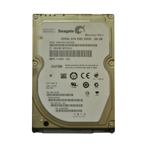 Buy HP 515659-003 | 320GB 7200RPM SATA 3Gb/s 2.5-inch Hard Drive Refurbished - $202.31 HP 515659-003 | 320GB 7200RPM SATA 3Gb/s 2.5-inch Hard Drive Refurbished - Hewlett-Packard (ou HP en abrégé) refurbished available on Gotodirect