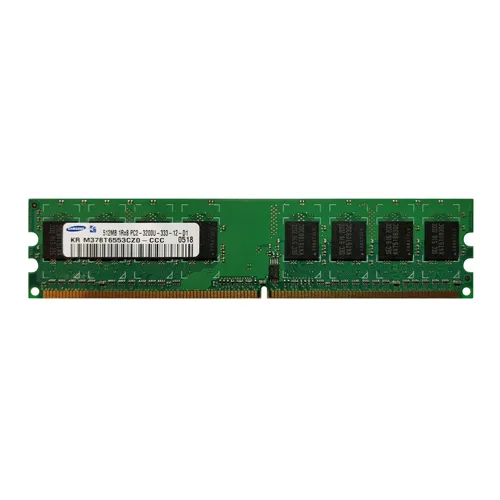 Samsung M378T6553CZ0-CCC | 512MB DDR2-400MHz PC2-3200 Non-ECC Unbuffered UDIMM CL3 1Rx8 1.8V 240-Pin Memory Module Refurbished - Samsung refurbished available on Gotodirect