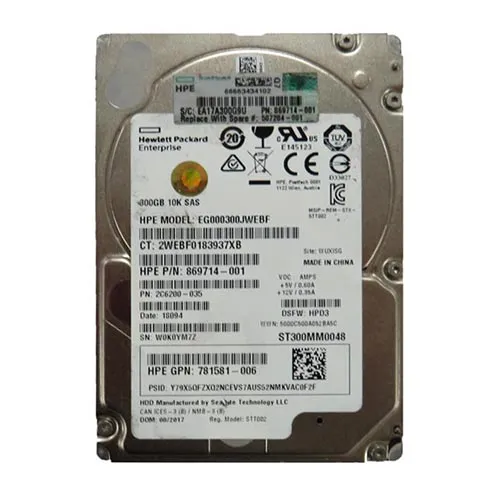 Buy HP EG000300JWEBF | 300GB 10000RPM SAS 12Gb/s SFF Hot-Pluggable Dual Port 2.5-inch Hard Drive for Gen1 to Gen7 ProLiant Server Refurbished - $354.50 HP EG000300JWEBF | 300GB 10000RPM SAS 12Gb/s SFF Hot-Pluggable Dual Port 2.5-inch Hard Drive for Gen1 to Gen7 ProLiant Server Refurbished - Hewlett-Packard (ou HP en abrégé) refurbished available on Gotodirect