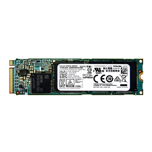Toshiba THNSN5256GPU7 | 256GB Multi-Level Cell PCI Express NVMe 3.0 x4 3D NAND M.2 2280 Solid State Drive Refurbished - Toshiba refurbished available on Gotodirect