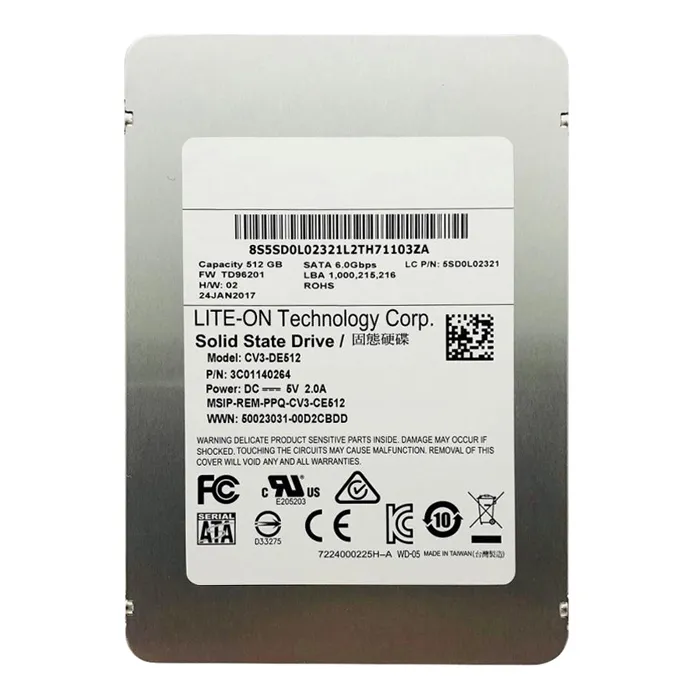 Lenovo 5SD0L02321 | 512GB SATA 6GB/s 2.5-Inch Internal Solid State Drive Refurbished - Lenovo refurbished available on Gotodirect