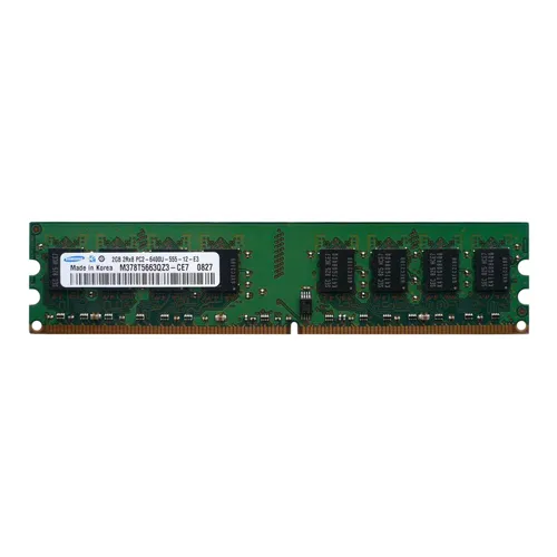 Samsung M378T5663QZ3-CE7 | 2GB DDR2-800MHz PC2-6400 Non-ECC Unbuffered UDIMM CL6 2Rx8 1.8V 240-Pin Memory Module Refurbished - Samsung refurbished available on Gotodirect