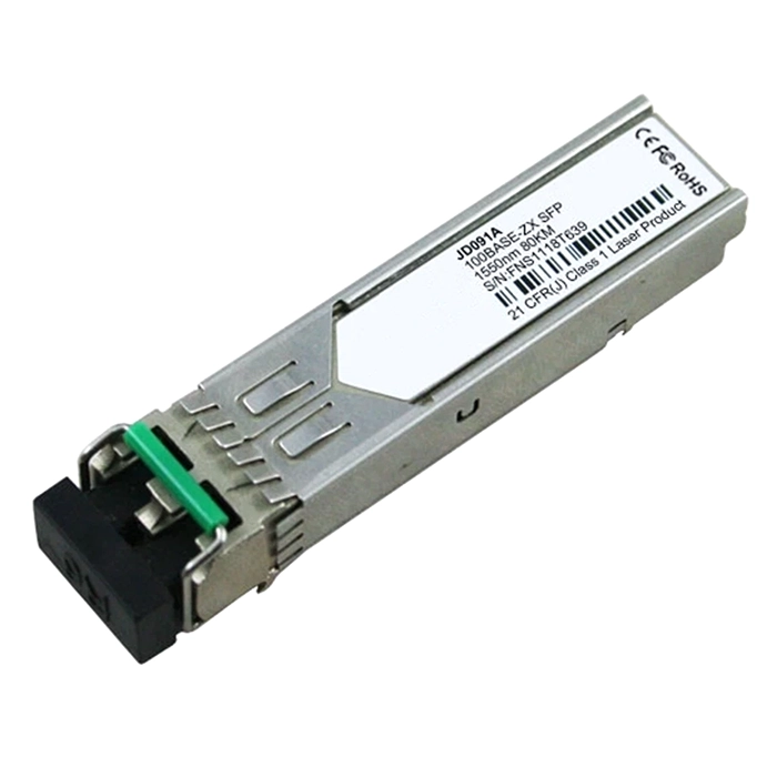 HP JD091-61101 | X110 100Mb/s 100Base-LH80 Single-Mode Fibre 1550nm 80km Duplex LC Connector SFP Transceiver Module Refurbished - Hewlett-Packard (ou HP en abrégé) refurbished available on Gotodirect