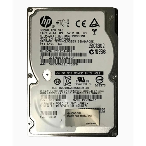 Buy HP 651254-001 | 600GB 10000RPM SAS 6Gb/s Hot-Pluggable Dual Port 2.5-inch Hard Drive Refurbished - $135.94 HP 651254-001 | 600GB 10000RPM SAS 6Gb/s Hot-Pluggable Dual Port 2.5-inch Hard Drive Refurbished - Hewlett-Packard (ou HP en abrégé) refurbished available on Gotodirect