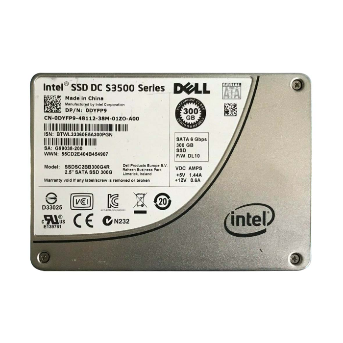 Intel SSDSC2BB300G4R | 300GB Multi-Level Cell SATA 6Gb/s 2.5-Inch Solid State Drive Refurbished - Intel refurbished available on Gotodirect