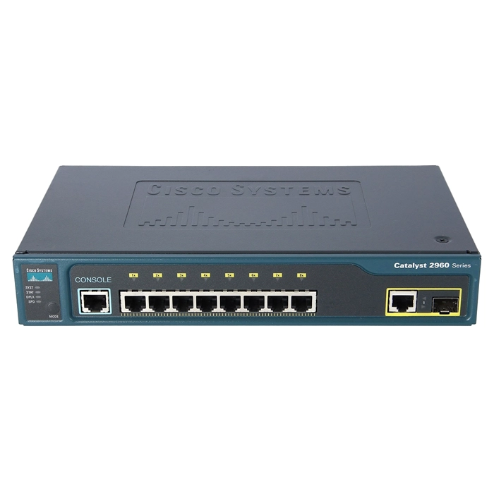 Cisco WS-C2960-8TC-L= | Catalyst 2960 Series 2960-8TC 8 x RJ-45 Ports 10/100Base-TX + 1 x Dual-Personality RJ-45/SFP Ports Layer 2 Managed Rack-mountable Fast Ethernet Network Switch Refurbished - Cisco Systems Inc. refurbished available on Gotodirect