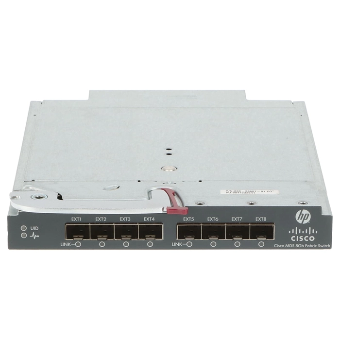 HP AW564A | MDS 8/24c 16 x Ports Backplane + 8 x Ports Fibre Channel 8Gb/s Managed Fabric Switch for c-Class BladeSystem Refurbished - Hewlett-Packard (ou HP en abrégé) refurbished available on Gotodirect