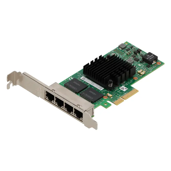 Intel I350T4 | Quad-Ports RJ-45 1Gb/s 10Base-T/100Base-TX/1000Base-T Gigabit Ethernet PCI Express 2.1 x4 Server Network Adapter Refurbished - Intel refurbished available on Gotodirect