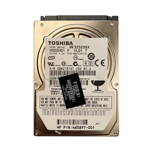 HP 503485-001 | 320GB 5400RPM SATA 3Gb/s 8MB Cache 2.5-inch Hard Drive Refurbished - Hewlett-Packard (ou HP en abrégé) refurbished available on Gotodirect